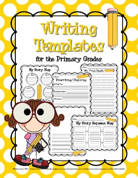 Preview of Writing Templates for the Primary Grades: Prewriting, Drafting, & Publishing