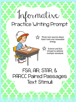 Preview of Writing Test Prep- FSA, AIR, STAR, & PARCC