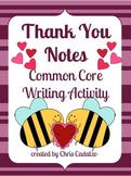 Writing Thank You Cards- Heart Theme