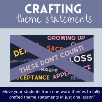 Preview of Writing Theme Statements Mini-Lesson