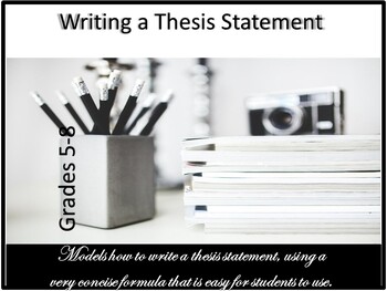 thesis statement guided notes