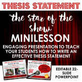 Writing Thesis Statements: The Star of the Show - Writing 
