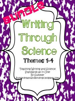 Preview of Writing Through Science Bundle (2nd grade common core)