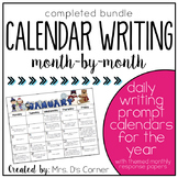 Writing Through the Year { Calendar Writing Prompts } Crea