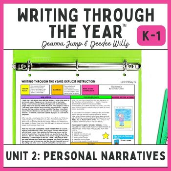 Preview of Personal Narrative Writing - Writers Workshop Unit for Kindergarten or 1st Grade