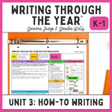 Writers Workshop: Unit 3 How-To Writing