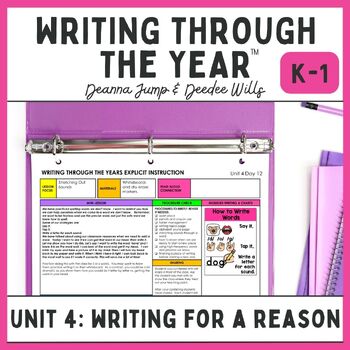 Preview of Writers Workshop: Unit 4 Persuasive Writing for Kindergarten and First Grade