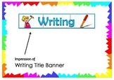 Writing Title Banner