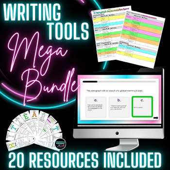 Preview of Writing Tools MEGA-BUNDLE | Essay, Paragraph, Thesis Statements, Topic Sentences