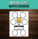 Writing Topic Brainstorming Sheet | ELA Graphic Organizer