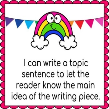 Preview of Writing Topic Sentences