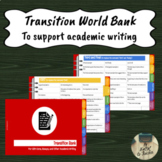 Writing Transition Word Bank Digital Interactive Notebook DINB