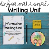 Writing Curriculum | Informational Writing Unit | LOW PREP