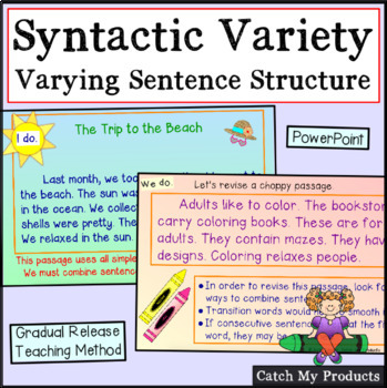 Preview of Varying Sentence Stucture for Promethean Board