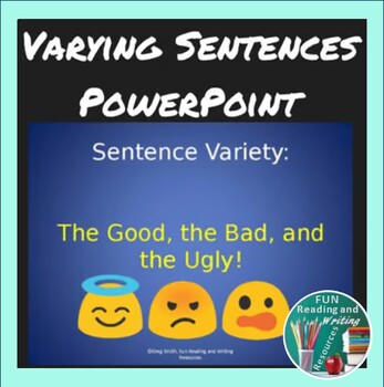 Preview of Writing Varied Sentences PowerPoint