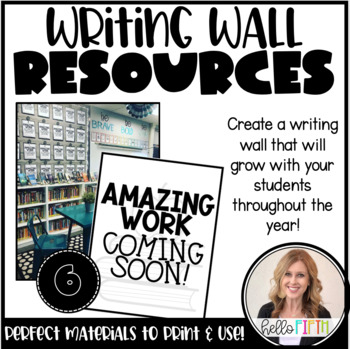 Preview of Writing Wall Pieces and Resources
