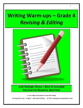 Preview of Writing Warm-ups - Grade 4 - Revising & Editing