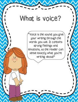 Writing With Voice by Agnew's Academic Area | Teachers Pay Teachers