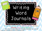 Writing Word Journals: A Young Writer's Personal Dictionary