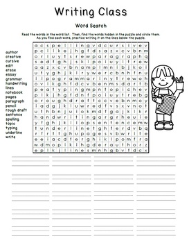 word search essay writing