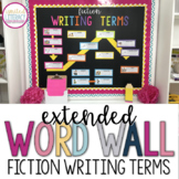 Writing Word Wall - Fiction Terms {Extended Pack}