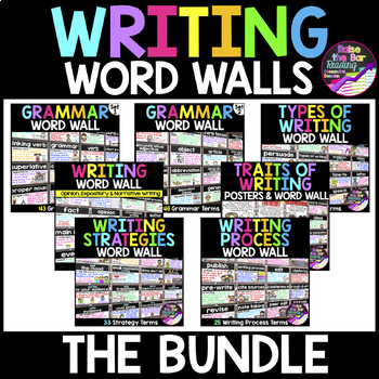 Preview of Writing Word Walls: 240 Classroom Posters, Writing Process Center Bulletin Board