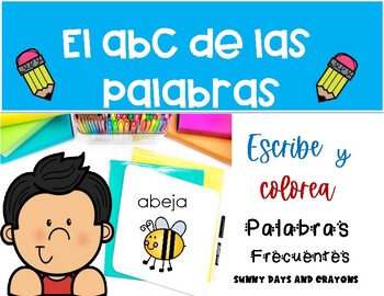 Writing Words in Spanish / Alfabeto Actividades / Escribo Palabras en ...