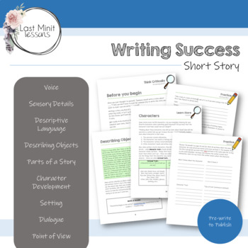 Preview of Writing Workbook | Short Story
