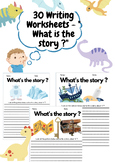 Writing Worksheets - " What is the story ?"