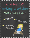 Writing Workshop All Year K-2 Materials Bundle