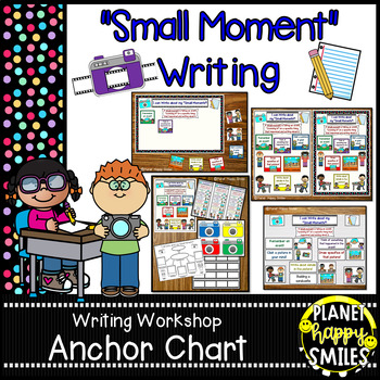Preview of Writing Workshop Anchor Chart - Small Moment Writing