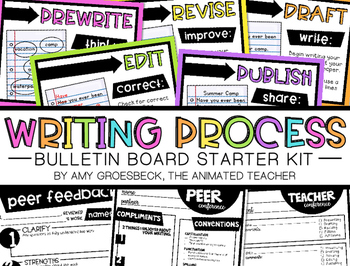 Preview of Writing Process Bulletin Board Starter Kit