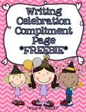 Writing Workshop Compliment Page FREEBIE!