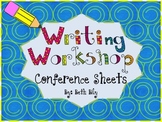 Writing Workshop Conference Sheets