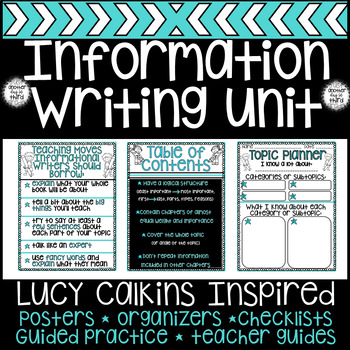 Preview of Writing Workshop Informational Writing Lucy Calkins