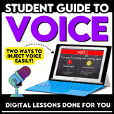 Writer's Workshop Mini-lesson on Voice Interactive Group Activity