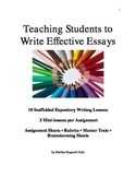 Writing Workshop for Middle School: Teaching Students to W