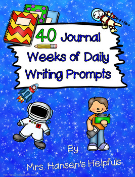 Preview of 40 Journal Weeks of Daily Writing Prompts