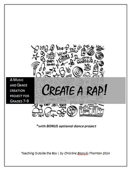 Preview of Writing Your Own Rap Lesson Plan