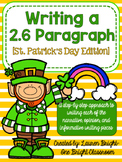 Writing a 2.6 Paragraph {St. Patrick's Day Edition}