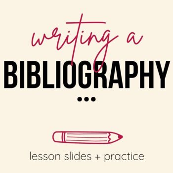 Preview of Writing a Bibliography