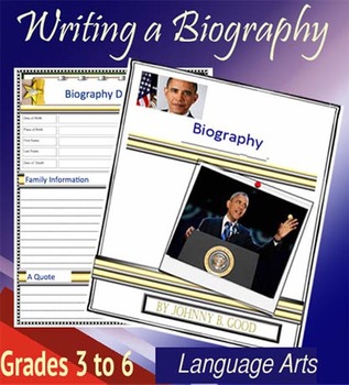 Preview of Writing a Biography Microsoft Word Version 28 pages