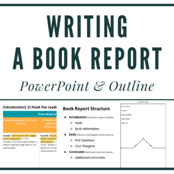 Preview of Writing a Book Report: Presentation & Outline