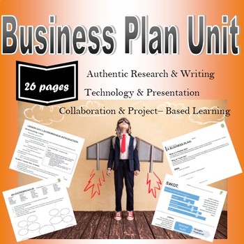 Preview of Writing a Business Plan:  Project-Based Collaborative Presentation Project