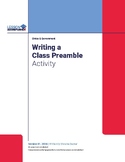 Writing a Class Preamble