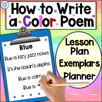 Writing A Color Poem Lesson Plan And More Poem Lesson - vrogue.co
