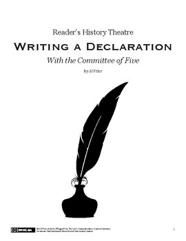 Preview of Writing a Declaration Reader's Theatre