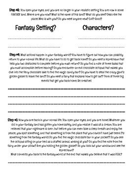 Writing a Fantasy Narrative! by Love to Inspire | TpT