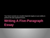 Writing a Five-Paragraph Essay Powerpoint