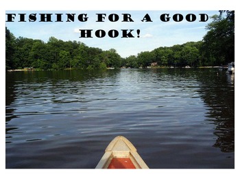 Preview of Writing Hooks - Fishing For A Hook Activity (Smart Notebook Version)
